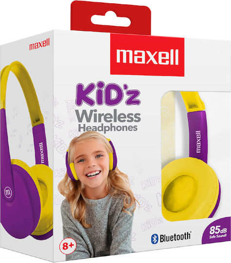 Maxell HP-BT350 Безжични / Жични On Ear Слушалки с 8 часа Работа Лилави