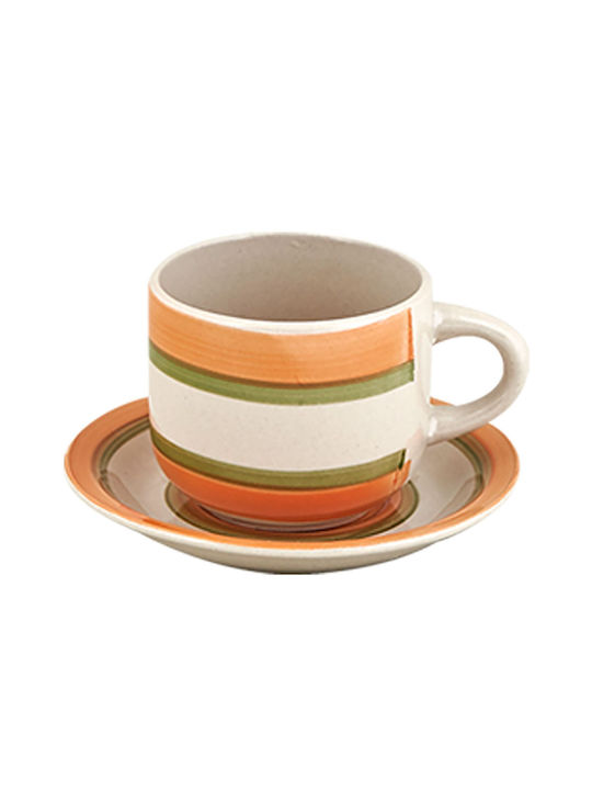 HOMie Porcelain Coffee Cup Set 330ml Multicolour 6pcs