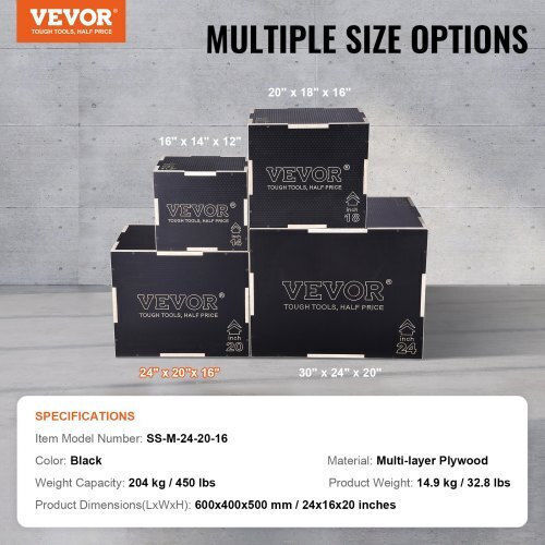 Vevor Vevor Plyometric Box Wooden