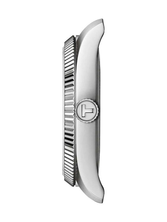 Tissot T-classic Дамски Часовник Кварцов С Сребриста Метална Верижка