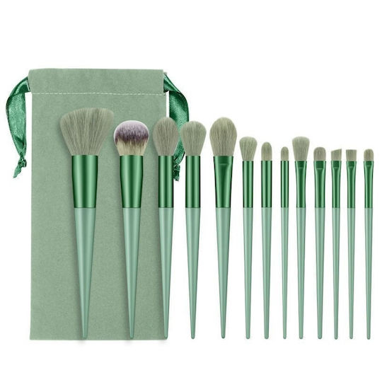 Set with Makeup Brushes for Eye Shadow 13pcs