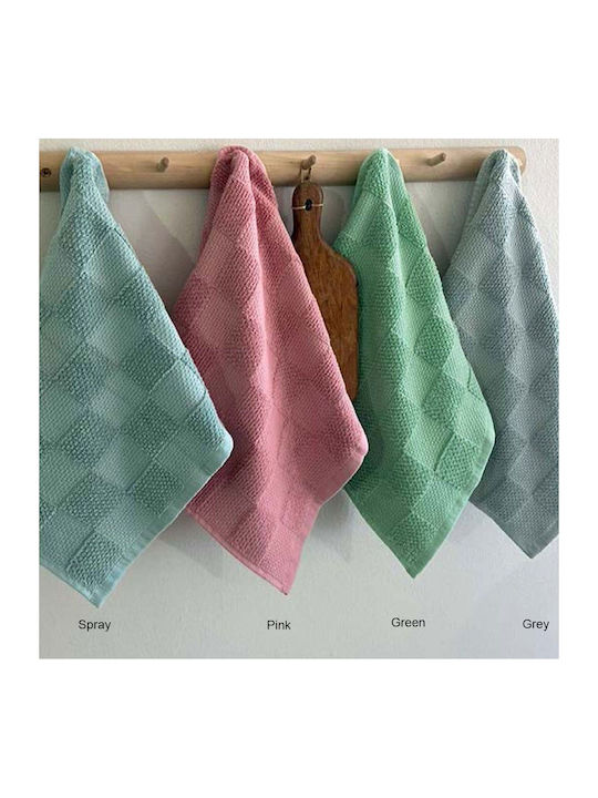Palamaiki Suki Towel from 100% Cotton in Pink Color 40x60cm 2pcs