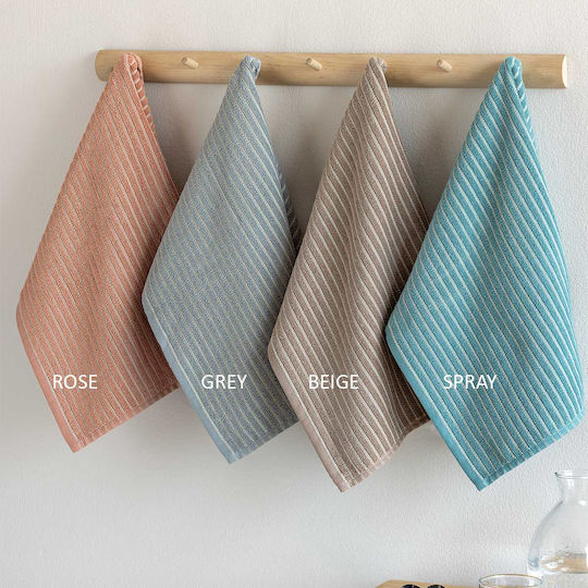 Palamaiki Kity Towel from 100% Cotton in Pink Color 40x50cm 2pcs