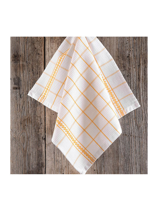 Rythmos Sugar Prosop din 100% Bumbac Yellow 40x60cm