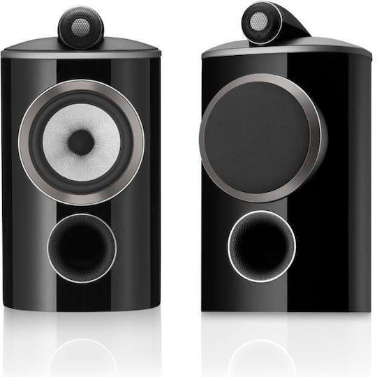 Bowers & Wilkins 805 D4 Pair of Hi-Fi Speakers Bookself 2 No of Drivers W24xD37xH44cm. Gloss Black