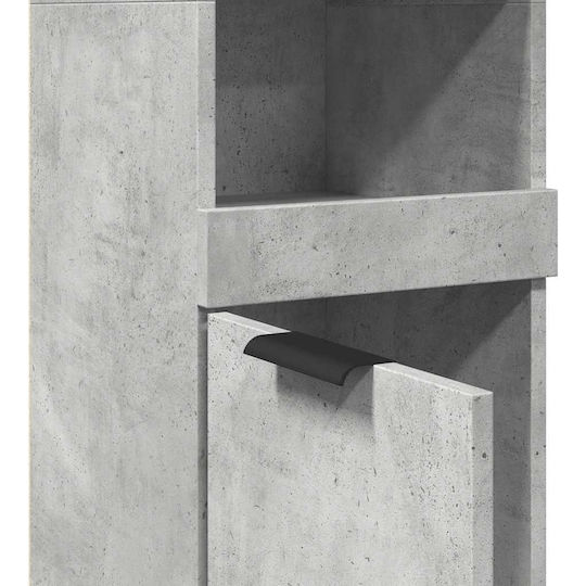 vidaXL Badezimmersäule Wandhängeschrank H32xB34xH188.5cm Gray