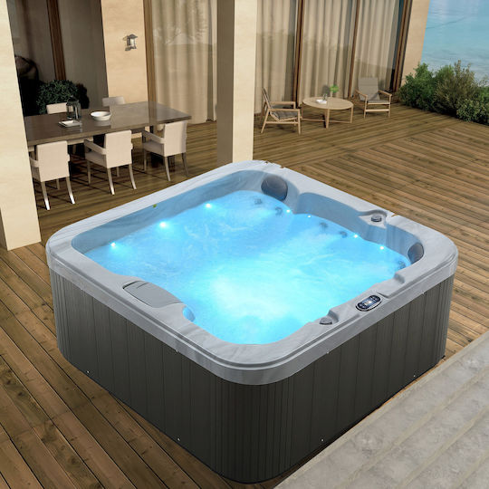 Karag Badewanne Bioethanol Kamine im Freien Stahl mit Hydrotherapie 190x190cm