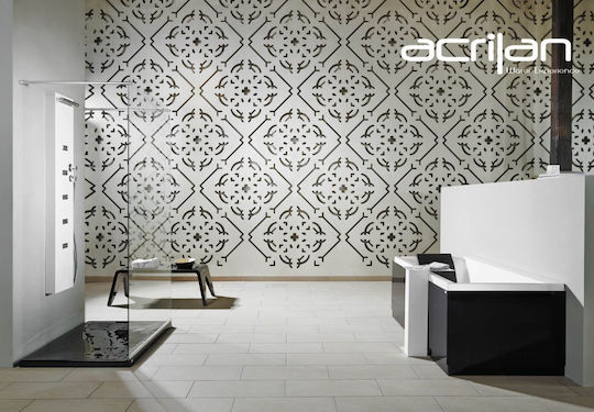 Acrilan Sunshine Acrylic Bathtub with Hydromassage 180x80cm