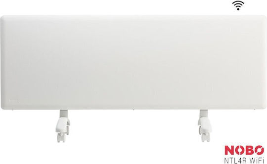 Nobo Convectoare Perete 2000W cu Termostat Electronic și WiFi 112.5x40cm Alb