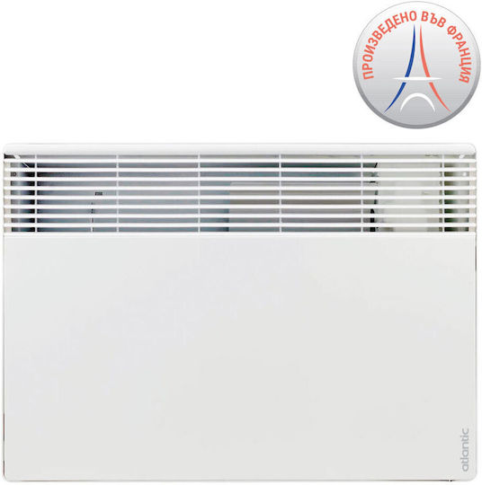 Atlantic F127 Konvektorheizung Wand 1500W mit elektronischem Thermostat 44.7x45.1cm Weiß