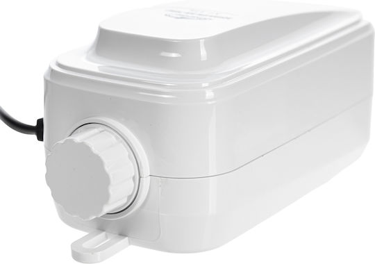 Aquarium Air Pump Dual Outlet 8w Flow Rate Controller Maximum 480lt/h Aquaspeed M7xW15xH7cm