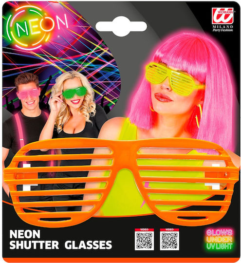 Neon Αποκριάτικα Γυαλιά Πορτοκαλί