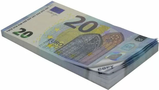 Uni Pap Money Notes 20€ Блокнот 70 Листа Квадратни Син