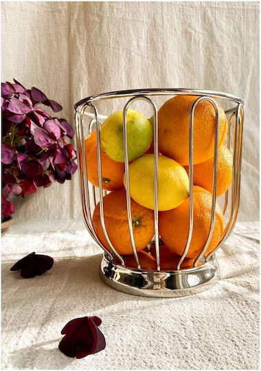 Alessi Φρουτιέρα Inox Ασημί 19x20εκ.