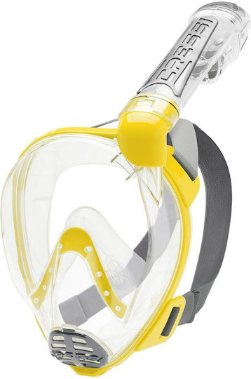 CressiSub Sea Mask Full Face Duke S/M in Yellow color XDT000010