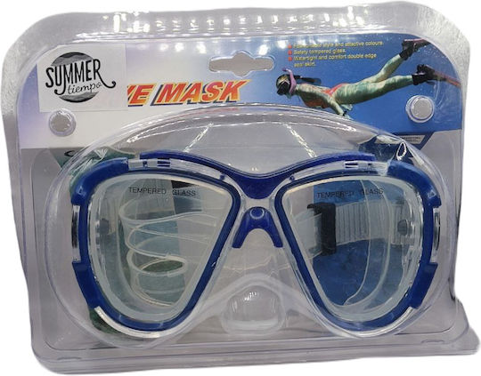 Summertiempo Taucherbrille Silikon Blau