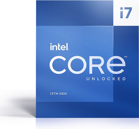 Intel Core i7-13700K 2.5GHz Επεξεργαστής 16 Πυρήνων για Socket 1700 σε Κουτί