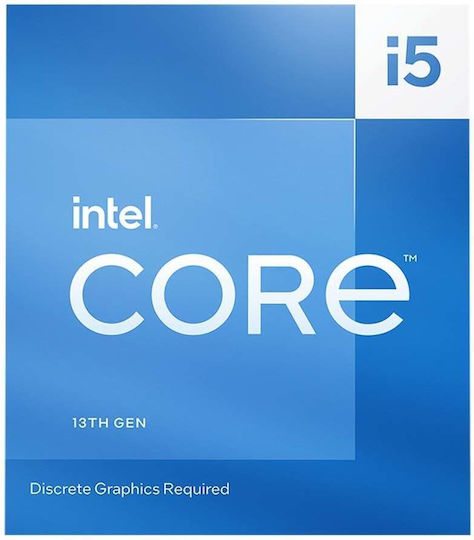 Intel Core i5-13400F 1.8GHz Процесор 10 Ядра за Сокет 1700 в Кутия с Включва Охладител