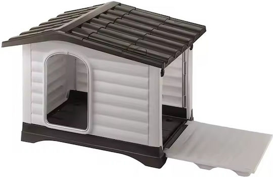 Dog House Plastic Outdoor Gray
