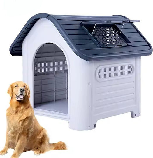 Dog House Plastic Outdoor Gray