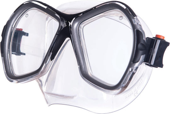Salvas Phoenix Black Silicone Diving Mask