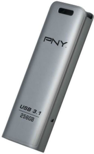PNY Elite Steel 256GB USB 3.0 Stick Ασημί