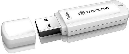 Transcend 64GB USB 2.0 Stick Ασημί