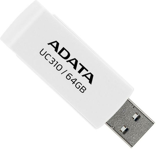 Adata Uc310 64GB USB 3.2 Stick Λευκό