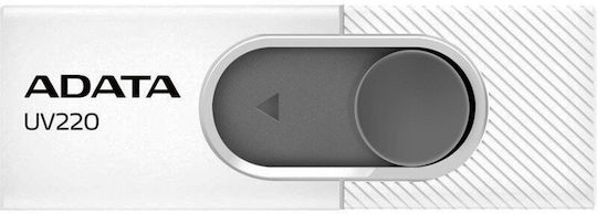 Adata UV220 64ГБ USB 2.0 Стик Бял