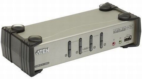 Aten CS1734B-AT-G Comutator KVM și de Date cu Audio USB USB 2.0 VGA