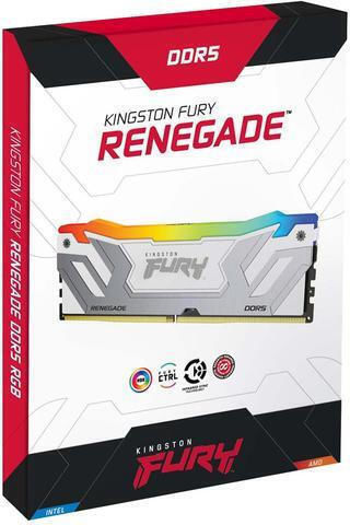 Kingston Fury Renegade RGB DDR5 48GB RAM με 2x24GB Modules και Ταχύτητα 8400 για Desktop