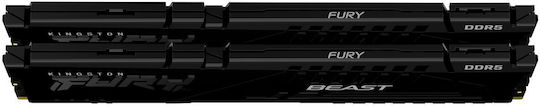 Kingston Fury Beast DDR5 με Module 1x32GB και Ταχύτητα 6800 για Desktop