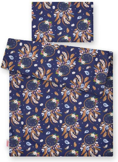 Bobono Kinderbettbezug Navy 90x120cm