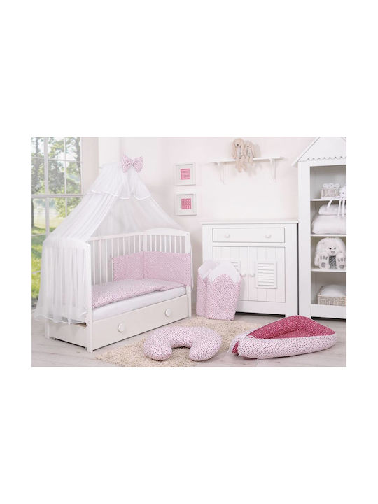 Bobono Set Kinderbettbezug Burgundy 90x120cm