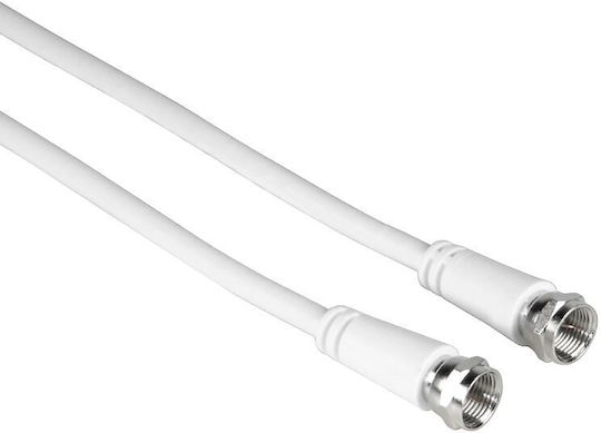 HAMA Antenna Cable Coax male - Coax female White 3m (00205038) 1pcs