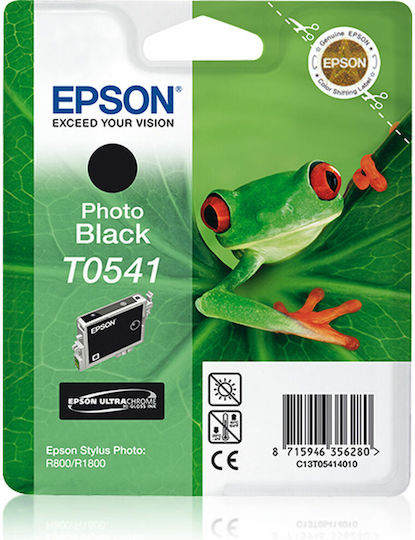 Epson T0541 Γνήσιο Μελάνι Εκτυπωτή InkJet Photo Μαύρο (C13T05414010)