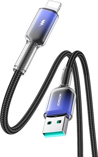 Joyroom Series USB-A to Lightning Cable 60W Μαύρο 1.2m