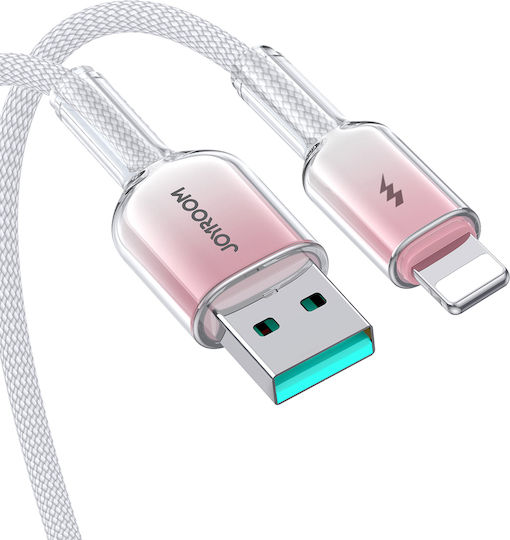 Joyroom Series USB-A zu Lightning Kabel 60W Weiß 1.2m