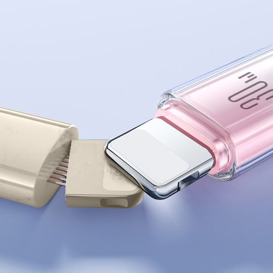 Joyroom Series Braided USB-C to Lightning Cable 30W Λευκό 1.2m