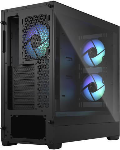 Fractal Design Pop Air Gaming Midi Tower Κουτί Υπολογιστή με Πλαϊνό Παράθυρο και RGB Φωτισμό Black TG Clear Tint