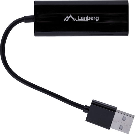 Lanberg NC-0100-01 USB Адаптер За Мрежа С Проводна Връзка Ethernet