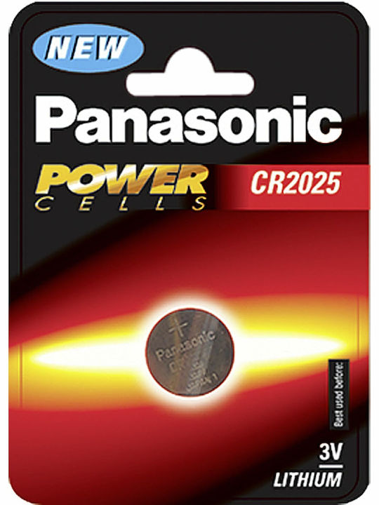 Panasonic Lithium Power Μπαταρίες Ρολογιών CR2025 3V 2τμχ