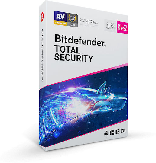 BitDefender Total Security 2018 (10 Licences , 1 Year)