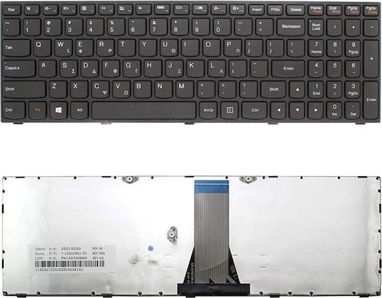 Greek Keyboard Ibm-lenovo G50-70 Model 20351 Type 80dy 25214803 T6g1-gre Nsk-bq0sn Pk130th2a01 Pk1314k2a01 9z.nb4sn.00l Gr Keyboard Code 40056gr