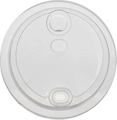 Καπάκι Διάφανο Πιπίλα Οπή Καλαμάκια 90mm 50τμχ