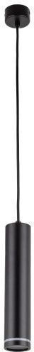 TK Lighting Pendant Light Black with Socket GU10 5.5x130cm