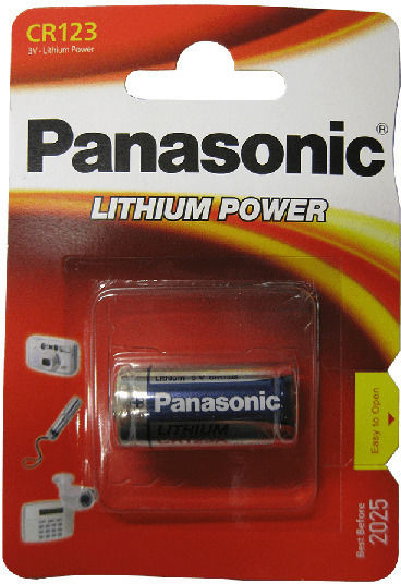 Panasonic Photo Lithium Battery CR123 3V