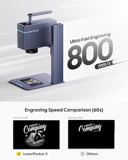 LaserPecker Laserpecker 2 Suit Version Laser Engraver 5W Suitable for Metal Aluminum Wood MDF