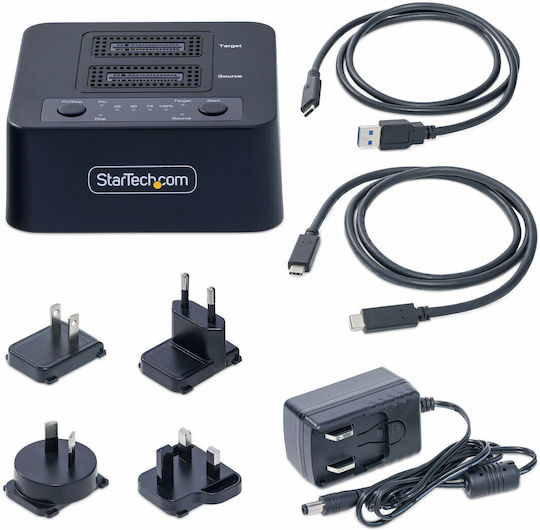 StarTech Dockingstation für 2 Festplatten SATA M.2 (2230)" / M.2 (2242)" / M.2 (2260)" / M.2 (2280)" mit USB-C Verbindung (M2-HDD-DUPLICATOR-N1)