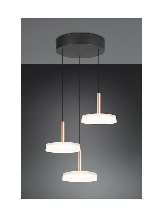 Trio Lighting Pendant Light Brown 35x50cm